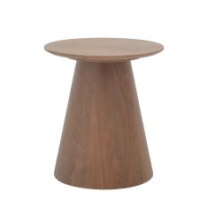 Βοηθητικό τραπέζι Kayano pakoworld καρυδί mdf Φ45x50εκ |  Τραπεζάκια βοηθητικά στο espiti