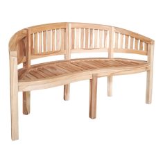 Καναπές τριθέσιος Coren pakoworld φυσικό teak ξύλο 150x61x87εκ |  Καναπέδες - Καρέκλες  στο espiti