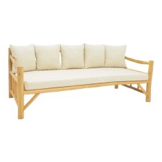 Καναπές Roziana pakoworld φυσικό teak ξύλο 210x100x80εκ |  Καναπέδες - Καρέκλες  στο espiti