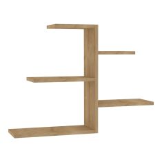 Ραφιέρα τοίχου Callum pakoworld σε oak απόχρωση 82.2x19,6x48εκ |  Ραφιέρες τοίχου στο espiti