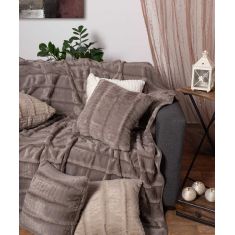 ΜΑΞΙΛΑΡΟΘΗΚΗ  stripe (65cm x 65cm) γκρί 5206978117220 SilkFashion |  Μαξιλάρια διακοσμητικά στο espiti