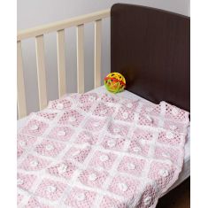 bebe κουβερτάκι (100cm x 150cm) πλεκτό ροζ 6978000000974 SilkFashion |  Βρεφικά Παπλώματα στο espiti