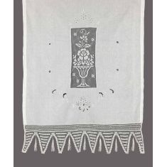 κουρτίνα GXFBG (140cm x 260cm) λευκό με τούνελ 6978000001199 SilkFashion |  Ετοιμες κουρτίνες με σχέδιο στο espiti