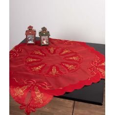 χριστουγεννιάτικο καρέ (90cm x 90cm) 716 6978000001318 SilkFashion |  Χριστουγεννιάτικα Τραπεζομάντηλα  στο espiti