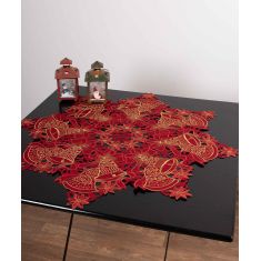 χριστουγεννιάτικο τραπεζοκαρέ (140cm x 140cm) 2010-25 6978000001319 SilkFashion |  Χριστουγεννιάτικα Τραπεζομάντηλα  στο espiti