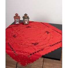 χριστουγεννιάτικο καρέ (90cm x 90cm) 406-8 6978000001348 SilkFashion |  Χριστουγεννιάτικα Τραπεζομάντηλα  στο espiti