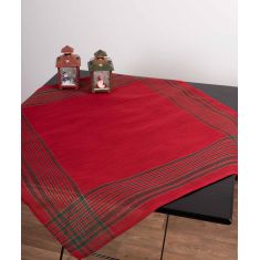 χριστουγεννιάτικο τραπεζοκαρέ (140cm x 140cm)  2447 6978000001354 SilkFashion |  Χριστουγεννιάτικα Τραπεζομάντηλα  στο espiti