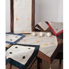 Σετ 7 τεμαχίων ( (90cm x 90cm 40cm x 110cm 2x60cm x 60cm 2x 40cm x 40cm 140cm x 140cm) 203 σιέλ 6978000001824 SilkFashion |  Καρέ στο espiti