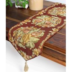 τραβέρσα  (33cm X 125cm)  416 μπορντώ 6978000002148 SilkFashion |  Τραπεζομάντηλα στο espiti