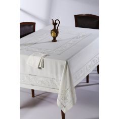 Χειροποίητο τραπεζομάντηλο NT82 (170cm x 220cm) 6978000003123 SilkFashion |  Τραπεζομάντηλα στο espiti