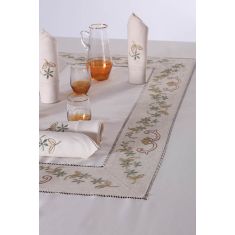 Χειροποίητο τραπεζομάντηλο 309 (170cm x 170cm) 6978000003157 SilkFashion |  Τραπεζομάντηλα στο espiti