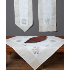 Τραπεζομάντηλο 3741 (160cm x 210cm) ivory 6978000003691 SilkFashion |  Τραπεζομάντηλα στο espiti