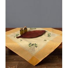 Ροτόντα N1 (135cm) κίτρινο 6978000003732 SilkFashion |  Τραπεζομάντηλα στο espiti