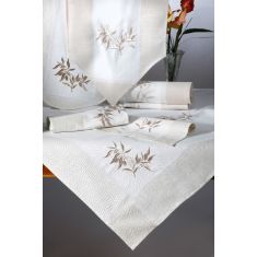Τραπεζομάντηλο N5 (160cm x 250cm) ivory 6978000003790 SilkFashion |  Τραπεζομάντηλα στο espiti