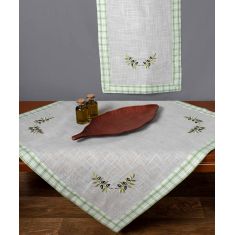 Καρέ 1312 (85cm x 85cm) πράσινο 6978000003845 SilkFashion |  Τραπεζομάντηλα στο espiti