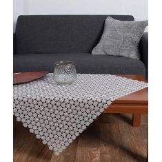 Φερβολιτέ (85cm x 85cm) γκρί 5206978016660 SilkFashion |  Τραπεζομάντηλα στο espiti
