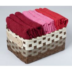 Σετ λαβέτες 9 τεμάχια (30cm x 30cm) κόκκινο 6978000004329 SilkFashion |  Σετ Πετσέτες στο espiti