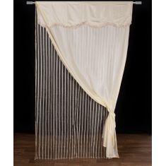 Κουρτίνα maria (150cm x 280cm) με τούνελ ivory 6978000004422 SilkFashion |  Ετοιμες μονοχρωμες κουρτίνες στο espiti