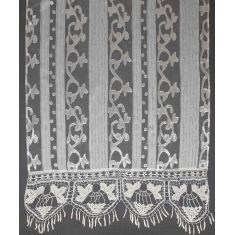 κουρτίνα 014 (90cm x 130cm) λευκό με τιράντα 6978000004462 SilkFashion |  Ετοιμες κουρτίνες με σχέδιο στο espiti