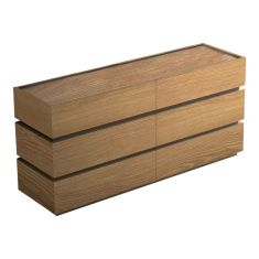 Συρταριέρα Sonlen pakoworld mdf σε oak απόχρωση 120x40x72εκ |  Συρταριέρες -Κονσόλες στο espiti