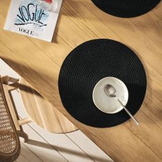 Σουπλά 38cm GOFIS HOME  Ifeya Black 239 |  Σουπλά στο espiti
