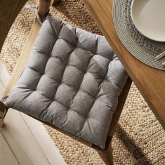 Μαξιλαράκι καρέκλας 40x40cm GOFIS HOME  Hygg Grey 213 |  Μαξιλάρια Καρέκλας στο espiti