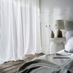 Κουρτίνα με τρουκς 200x280cm GOFIS HOME  Renata  Offwhite AW24 506/05 |  Ετοιμες μονοχρωμες κουρτίνες στο espiti