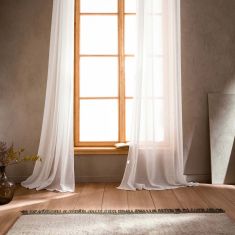Κουρτίνα με σιρίτι 200x295cm GOFIS HOME  Combe Offwhite 502/05 |  Ετοιμες μονοχρωμες κουρτίνες στο espiti