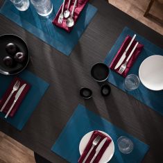 Σετ 4τεμ Σουπλά με 4τεμ πετσέτες 30x45cm GOFIS HOME Waverly Jean Blue 132/ 09 |  Σουπλά στο espiti