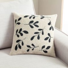Μαξιλαροθήκη 43x43cm GOFIS HOME Herbal Εκρού/Σκούρο Χακί 705/ 05 |  Μαξιλάρια διακοσμητικά στο espiti
