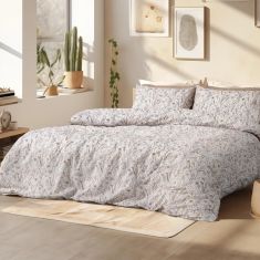 Beauty Home Σετ σεντόνια υπέρδιπλα με λάστιχο Sienna Art 12254 170x200+30 Μπεζ       |  Σεντόνια Υπέρδιπλα / King Size στο espiti