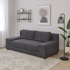 Καναπές Κρεβάτι Favorite Τριθέσιος Γκρι 200x81x71cm AlphaB2B |  Καναπέδες στο espiti
