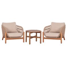 LOUNGE ΣΕΤ SANJI HM21214 ΤΡΑΠΕΖΙ & 2 ΠΟΛΥΘΡΟΝΕΣ--ΞΥΛΟ ΑΚΑΚΙΑΣ-ΑΛΟΥΜΙΝΙΟ-ΣΧΟΙΝΙ |  Σαλόνια κήπου στο espiti