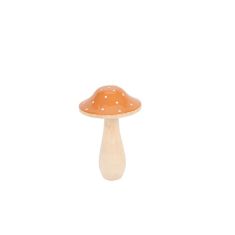 Beauty Home Μανιτάρι πουά  ξύλο Με Σάλτο Ø5.5 x 9 cm       |  Χριστουγεννιάτικα Διακοσμητικά στο espiti