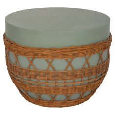 ΤΡΑΠΕΖΙ ΣΑΛΟΝΙΟΥ VILHENA HM18165 FIBER CEMENT ΠΡΑΣΙΝΟ-RATTAN ΦΥΣΙΚΟ Φ56x47Υεκ. |  Τραπέζια στο espiti