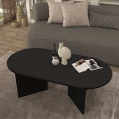 Τραπεζάκι σαλονιού Cortado Megapap χρώμα μαύρο 120x60x39,6εκ. |  Τραπεζάκια σαλονιού στο espiti