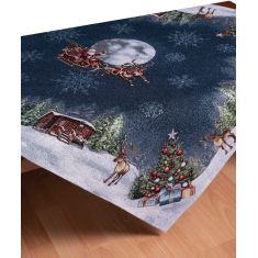 τραπεζοκαρέ (140cm x 140cm) BLUE MOON 5206978169793 SilkFashion |  Χριστουγεννιάτικα Τραπεζομάντηλα  στο espiti