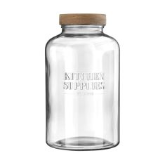 ESTIA ΔΟΧΕΙΟ ΑΠΟΘΗΚΕΥΣΗΣ ALLURE ΓΥΑΛΙΝΟ 3500ml 15x15x26cm - 01-31473 Estia |  Εργαλεία Κουζίνας - Αξεσουάρ στο espiti