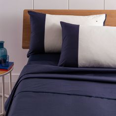 ΣΕΝΤΟΝΙ FLΑΤ   ΤΑΙLΟR 1 ΤΕΜ ΜΠΛΕ (ΝΑVΥ ) 240Χ300CΜ 100%CΟΤΤΟΝ 200ΤC  ΤΟΜΜΥ ΗΙLFΙGΕR |  Μονόχρωμα Υπέρδιπλα στο espiti