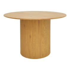 Τραπέζι Karulo pakoworld mdf σε sonoma απόχρωση Φ120x76εκ |  Τραπέζια στο espiti
