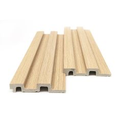 PS PANEL  ΜΕ 3D ΠΗΧΑΚΙΑ 04 RESIDENCE 21/122 mm WHITE OAK NewPlan - NewPlan |  Διακόσμηση τοίχου στο espiti