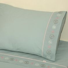 ΥΠΕΡΔΙΠΛΑ ΣΕΝΤΟΝΙΑ ΣΕΤ MORVEN STAR 1509 (ΡΟΖ) 2(240x270)+2(50x70) |  Σεντόνια Υπέρδιπλα / King Size στο espiti