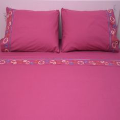 ΥΠΕΡΔΙΠΛΑ ΣΕΝΤΟΝΙΑ ΣΕΤ MORVEN FANTASY 1511 (ΦΟΥΞΙΑ) 2(240x270)+2(50x70) |  Σεντόνια Υπέρδιπλα / King Size στο espiti