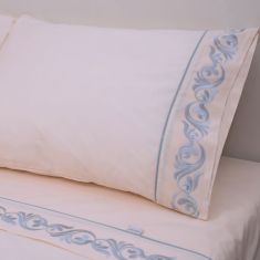 ΥΠΕΡΔΙΠΛΑ ΣΕΝΤΟΝΙΑ ΣΕΤ MORVEN CLASSIC 1510 (ΓΑΛΑΖΙΟ) 2(240x270)+2(50x70) |  Σεντόνια Υπέρδιπλα / King Size στο espiti