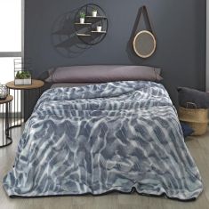 ΚΟΥΒΕΡΤΑ ΒΕΛΟΥΤΕ ΥΠΕΡΔΙΠΛΗ MORVEN HIGH DECOR I84 (ΜΠΛΕ) 220x240 |  Κουβέρτες Βελουτέ Υπέρδιπλες στο espiti