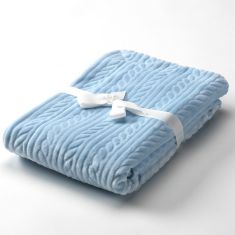 ΒΡΕΦΙΚΗ ΚΟΥΒΕΡΤΑ FLEECE ΑΓΚΑΛΙΑΣ MORVEN MIMOS G84 (ΓΑΛΑΖΙΟ) 80x110 |  Βρεφικές Κουβέρτες στο espiti