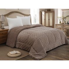 ΚΟΥΒΕΡΤΟΠΑΠΛΩΜΑ ΥΠΕΡΔΙΠΛΟ 220X240 ADAM HOME (825) BROWN |  Κουβερτοπαπλώματα  στο espiti
