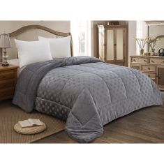 ΚΟΥΒΕΡΤΟΠΑΠΛΩΜΑ ΗΜΙΔΙΠΛΟ 180X240 ADAM HOME (825) GREY |  Κουβερτοπαπλώματα  στο espiti