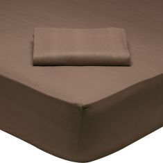 DAS HOME ΣΕΝΤΟΝΙ KING ΜΕ ΛΑΣΤΙΧΟ COFFEE BRONW 1004 COFFEE BROWN |  Σεντόνια Υπέρδιπλα / King Size στο espiti