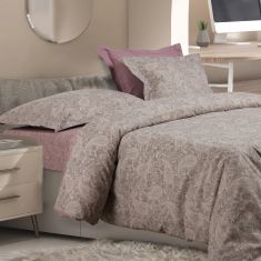 DAS HOME ΣΕΤ ΣΕΝΤΟΝΙΑ ΜΟΝΑ ΜΕ ΛΑΣΤΙΧΟ CASUAL 5438 GREY, LILAC |  Σεντόνια Υπέρδιπλα / King Size στο espiti